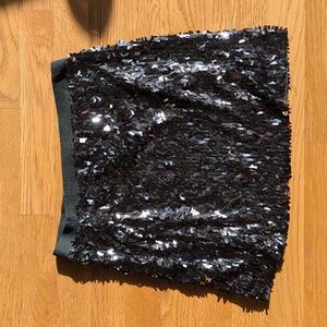 Express Sequins Mini Skirt, XS